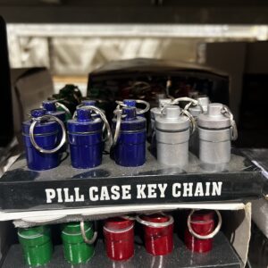 PILL CASE KEY CHAIN 24CT YH-001
