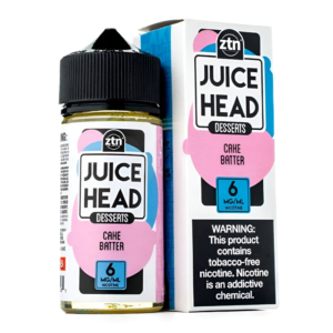 JUICE HEAD E-LIQUID DESSERTS ZTN CAKE BATTER 6MG 100ML