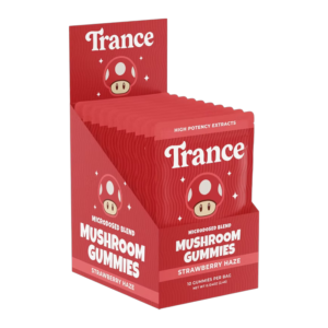 TRANCE MICRODOSE MUSHROOM GUMMIES 10PK STRAWBERRY HAZE