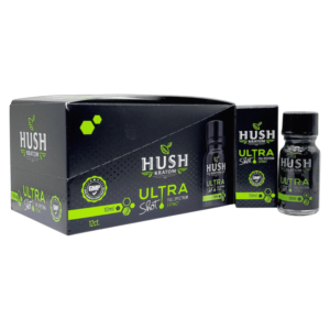 HUSH KRATOM SHOT ULTRA GREEN - 12CT