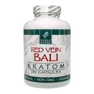 WHOLE HERBS RED VEIN BALI 250CT CAP