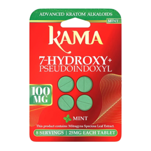 KAMA 100MG 7-HYDROXY MINT 4CT (10PK)