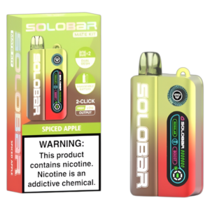 SOLOBAR MATE 35K PUFF EN KIT DISPOSABLE SPICED APPLE 5CT