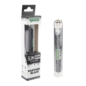 OOZE CLEAR SERIES VAPE PEN PANTHER BLACK (400MAH)