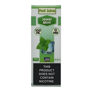 POD JUICE E-LIQUID JEWEL MINT 0MG -100ML