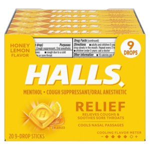 HALLS HONEY LEMON (20CT)