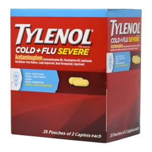 TYLENOL COLD + FLU SEVERE POUCHES (25CT)
