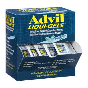 ADVIL LIQUID GEL CAPSULES POUCHES (50CT)