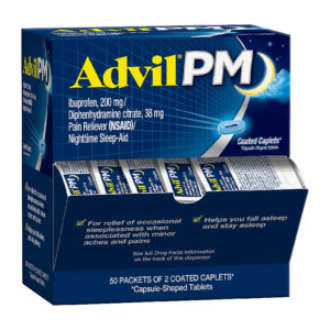 ADVIL PM TABLETS POUCHES (50CT)