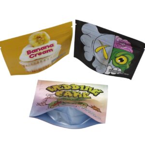 MIXED PICTURE SMELL PROOF GUMMY BAG 3.5GM (0.123OZ) -PACK OF 100 (NEW)