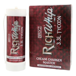 BRIXZ NYC RICH WHIP CREAM CHARGERS 3.3L TANK WATERMELON LEMONADE -BOX OF 2 TANK