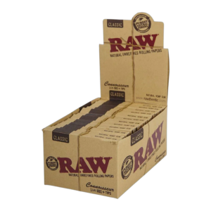 RAW CLASSIC  CONNOESSEUR 1 1/4 SIZE+TIPS (24CT)