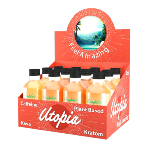 UTOPIA KAVA SHOT KRATOM 2OZ -12CT