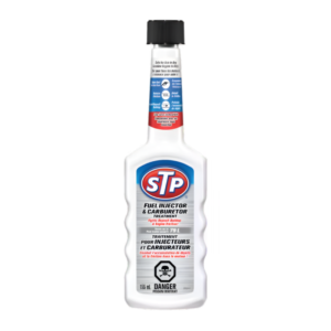 STP  FUEL INJECTOR & CARBURETOR WHITE