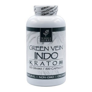 WHOLE HERBS GREEN VEIN INDO 500CT CAP