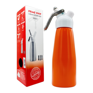 PRIME WHIP CREAM DISPENSER REGULAR 500ML ORANGE