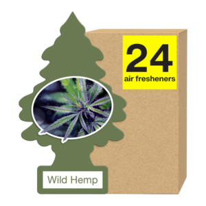LITTLE TREES CAR FRESHENER WILD HEMP 24CT