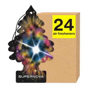LITTLE TREES CAR FRESHENER SUPERNOVA 24CT