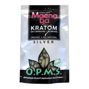 OPMS SILVER GREEN VEIN MAENG DA 72GM 120CT