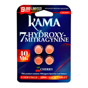 KAMA 40MG 7-HYDROXY CHERRY 4CT (10PK)