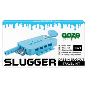 OOZE SLUGGER DABBIN DUGOUT KIT AQUA TEAL