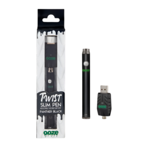 OOZE TWIST SLIM PEN PANTHER BLACK (320MAH)