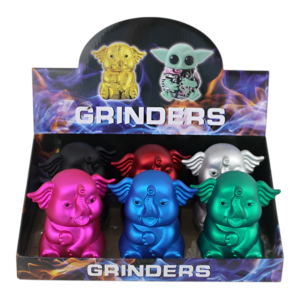 GRINDER 3PT ELEPHANT SHAPE ANIMAL (6CT) 24700