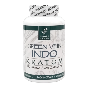 WHOLE HERBS GREEN VEIN INDO 250CT CAP