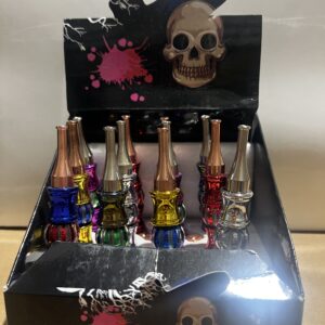 METAL PIPE KIT SHINNY SKULL 12CT 503028