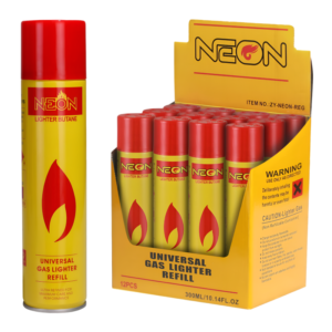 NEON LIGHTER BUTANE (YELLOW) 300ML 10.14OZ