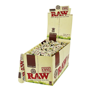 RAW CONE ORGANIC KING 3CT (32PK)