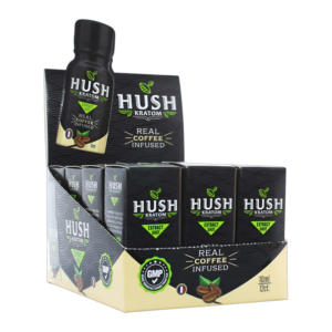 HUSH KRATOM REAL COFFEE INFUSED 10ML - 12CT