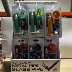 METAL PIPE SILVER SCREENS 3 IN 1 (24CT) 23869