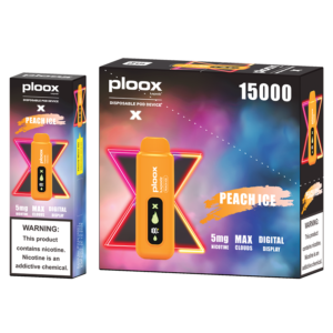 PLOOX LUXPODZ 15000PUFF DISPOSABLE PEACH ICE - PACK OF 5