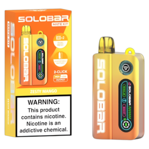 SOLOBAR MATE 35K PUFF EN KIT DISPOSABLE ZESTY MANGO 5CT