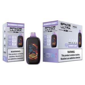 SPACE ULTRA DISPOSABLE M-25K RAINBOW CANDY 5% - PACK OF 5
