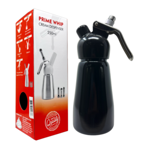PRIME WHIP CREAM DISPENSER REGULAR 250ML BLACK
