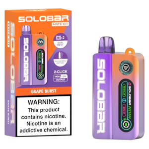 SOLOBAR MATE 35K PUFF EN KIT DISPOSABLE GRAPE BURST 5CT