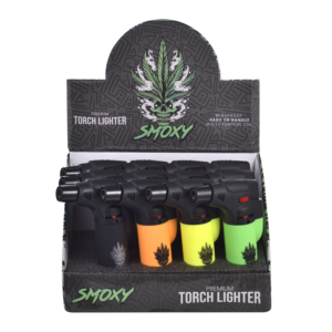 SMOXYTORCH LIGHTER CLASSIX RUBBER 12CT (SL102)