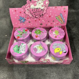 GRINDER 4PT BAKED BUNNY PINK DESIGN (6CT) GRZ23856