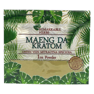 REMARKABLE HERBS GREEN VEIN MAENG DA 1OZ POWDER
