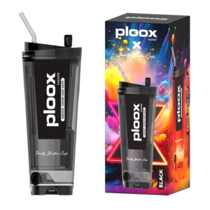 PLOOX X PARTY SHISHA CUP 3 IN 1 HOOKAH - BLACK