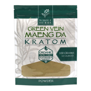 WHOLE HERBS GREEN VEIN MAENG DA 3.5OZ 100GM POWDER BAG