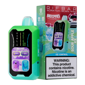 RIFBAR 40K ICE CONTROL SOUR APPLE ICE 5CT