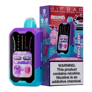 RIFBAR 40K SWEETNESS CONTROL TRIPLE BERRY ICE  5CT