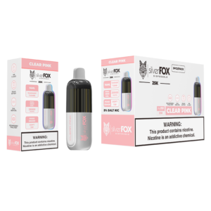 SILVER FOX DISPOSABLE 25K 5CT CLEAR PINK