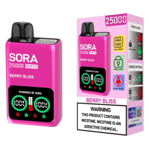 SORA 25K DISPOSABLE 5CT BERRRY BLISS
