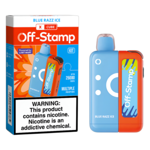 OFF STAMP X-CUBE 25K KIT 5CT BLUE RAZZ ICE