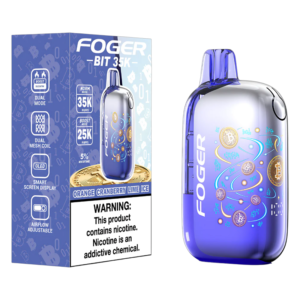 FOGER BIT 35K DISPOSABLE 5CT ORANGE CRANBERRY LIME ICE