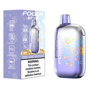 FOGER BIT 35K DISPOSABLE 5CT WHITE PEACH RASPBERRY